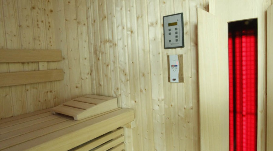 Sauna Exklusiv in abete con infrarossi 2
